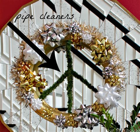 diy peace sign wreath | Our Fifth House