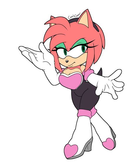 Amy is rouge's clothes by Cores-Corner on DeviantArt