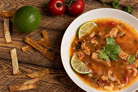 Sopa de Lima (Mexican Lime Soup) - Brand New Vegan