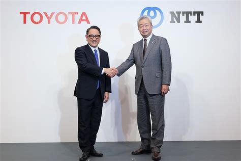 Joint Press Conference by Toyota Motor Corporation and NTT Corporation | Toyota Motor ...