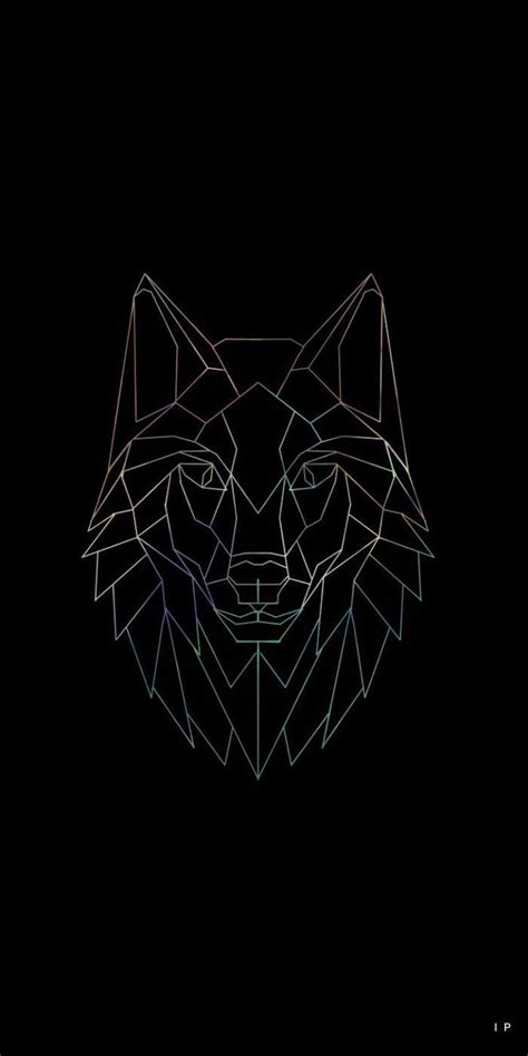 Geometric Wolf Wallpaper