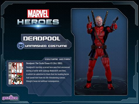 Image - Costume deadpool unmasked.jpg - Marvel Heroes Wiki