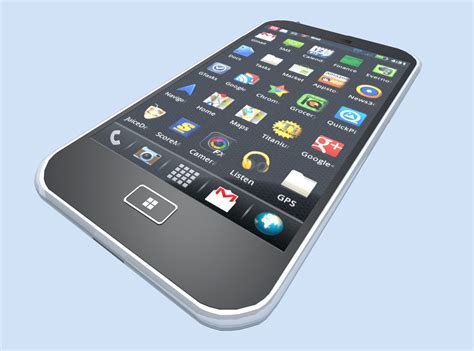 modern smartphone free 3D Model OBJ 3DS FBX BLEND DAE X - CGTrader.com