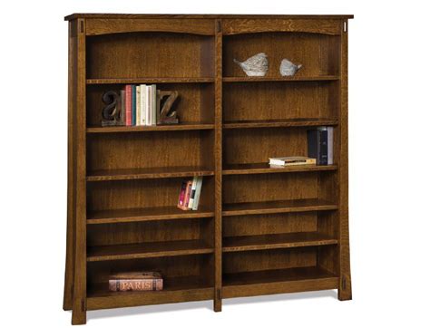 Mission Double Bookcase Option - Amish Furniture of Austin