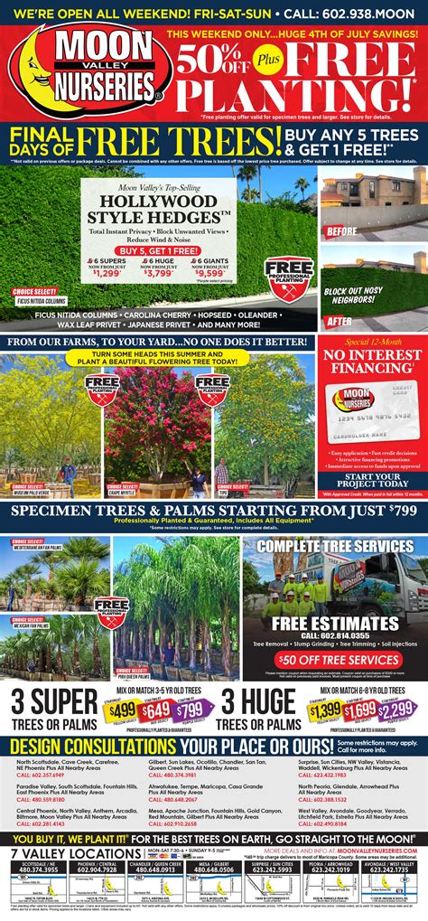 Current Ad | Specials | Moon Valley Nurseries