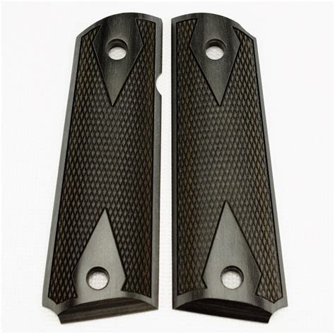 1911 Grip Black Laminate Double Diamond