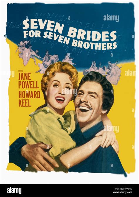 JANE POWELL & HOWARD KEEL SEVEN BRIDES FOR SEVEN BROTHERS (1954 Stock Photo, Royalty Free Image ...