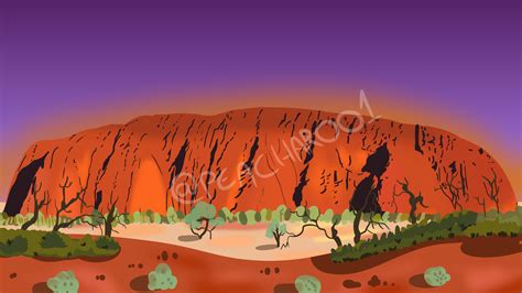 Uluru Rock by Peacharoo on Newgrounds