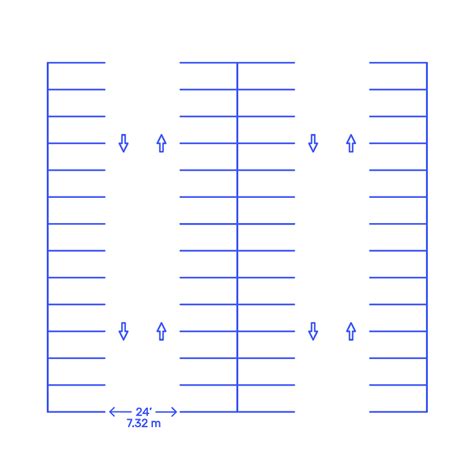 90° Parking Spaces Dimensions & Drawings | Dimensions.Guide