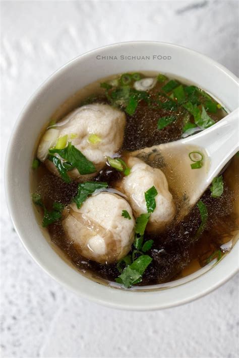 Fish Ball Soup - China Sichuan Food