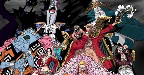 One Piece Shichibukai DX Moria Jinbei Kuma Doflamingo Mihawk Hancock ...