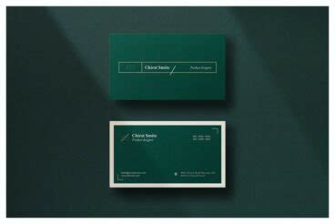 30+ Minimal Business Card Design Templates for 2024 | Design Shack