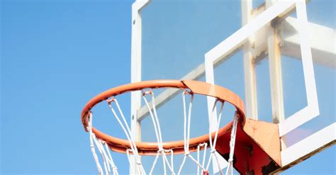 Close-up of a Basketball Hoop on the Background of Blue Sky · Free Stock Photo