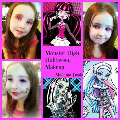 Easy Halloween Makeup for Kids: Monster High Makeup - Madame Deals