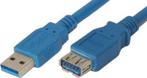 USB3.0 MALE TO USB3.0 FEMALE EXTENSION LEAD - 3M