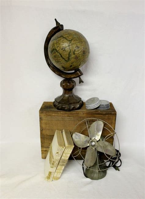 Antique Desk Globe - Vintage Globe - Vintage Map - Pedestal Globe ...