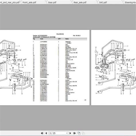 Same Tractor Frutteto 60 75 Parts Catalog