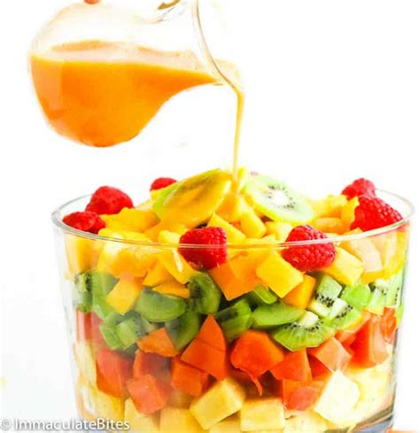 Tropical Fruit Salad Recipe - Immaculate Bites