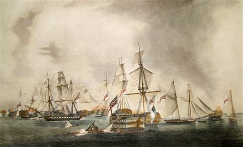 Intaglio art prints: Battle of Trafalgar In the Re, Military and naval ...