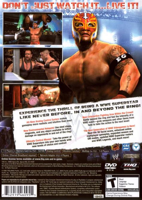 WWE Smackdown vs. Raw 2007 Sony Playstation 2 Game