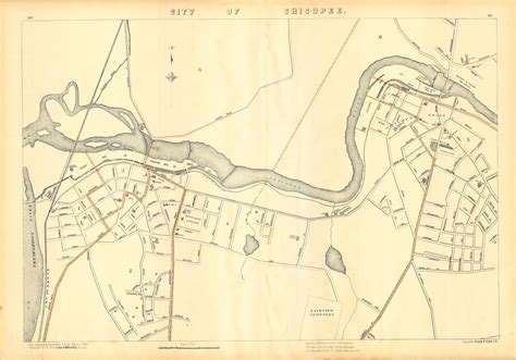 Chicopee, MA City Map of Chicopee, Walker Atlas of Massachusetts, 1904