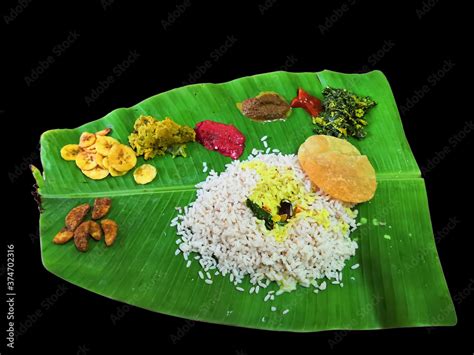 Traditional Onam Meals Stock Photo | Adobe Stock