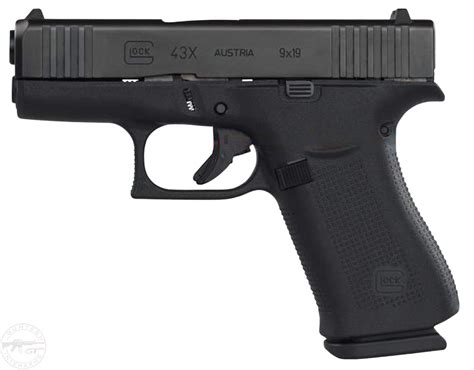 Glock 43X Black R/FS 9mm | Elite Firearms