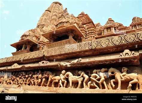 Khajuraho temples, India Stock Photo - Alamy