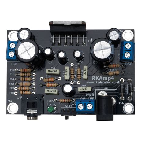 Rapid 10W + 10W Stereo Amplifier Kit | Rapid Online