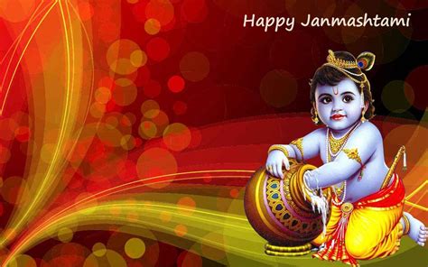 Krishna Janmashtami Wallpapers - Top Free Krishna Janmashtami Backgrounds - WallpaperAccess