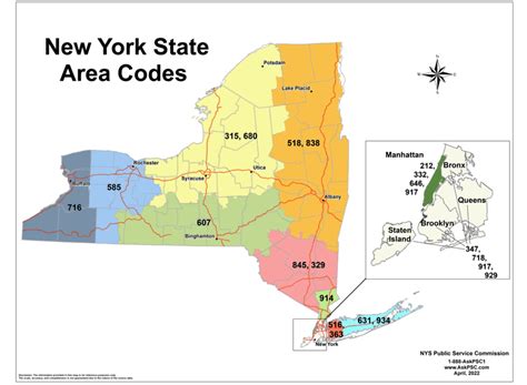 New York Area Codes Map List And Phone Lookup - vrogue.co