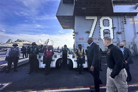 The USS Gerald R. Ford aircraft carrier is returning home after ...