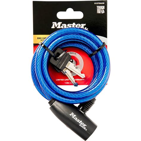 Master Lock Padlock Bike Lock 1.08m X 8mm Each | Woolworths