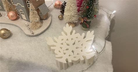 Snowflake Foyer Key bowl by Oriol3D | Download free STL model ...