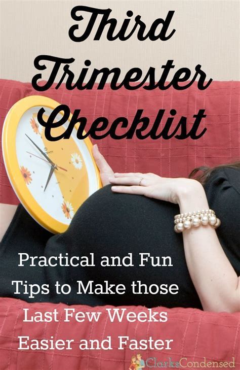 Third trimester checklist – Artofit