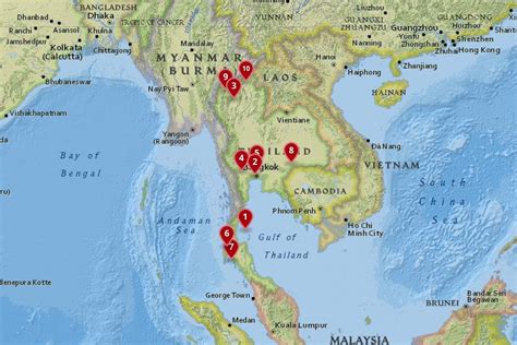 10 Best Places to Visit in Thailand (with Photos & Map) - Touropia Thailand Travel Tips ...