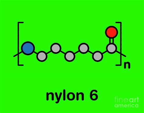 Nylon Plastic Polymer Chemical Structure Photograph by Molekuul/science Photo Library - Pixels