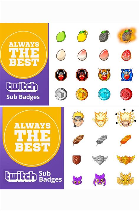 I will create custom sub badges for twitch subscriber badge. twitch emoji, twitch overlay ...