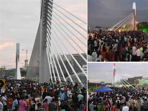 Pic Talk: Dozens Of Hyderabadis Without Masks On New Bridge - Discussions - Andhrafriends.com