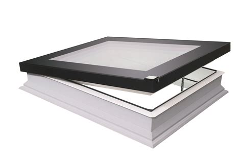 DEF Electric Flat Roof skylight with rain sensors . | Skylight, Skylight design, Roof skylight