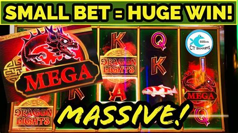 HUGE WIN ON $1.50 BET! I ONLY PUT IN $20! DRAGON LIGHTS SLOT MACHINE ...