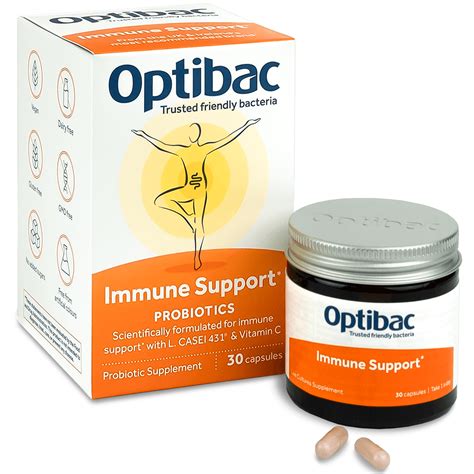 Optibac Probiotics | Immune Support Supplement | 30 Capsules