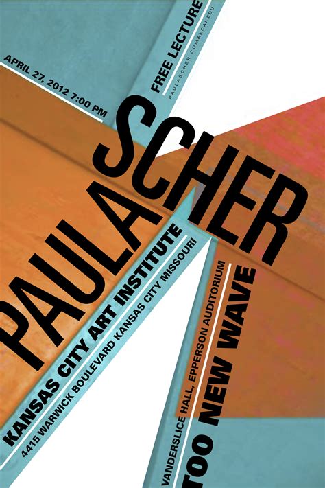 Paula Scher // Poster Design - Jesse Selz