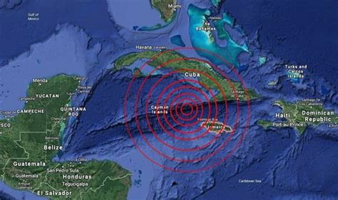 Jamaica earthquake: Major 7.7 quake strikes between Jamaica and Cuba ...