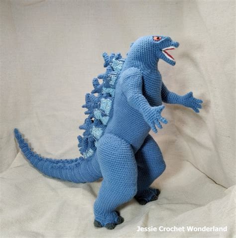 Crochet Giant Godzilla _ Godzilla Monsterverse _ PDF English - Etsy