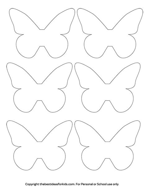 Butterfly Cut Out Template