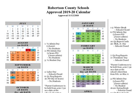 Robertson Co School Calendar – Get Calendar 2023 Update