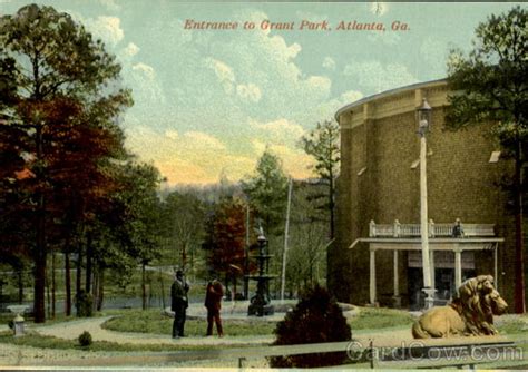 Entrance To Grant Park Atlanta, GA