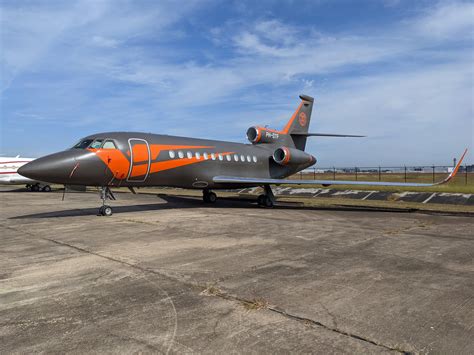 Max Verstappen's Private Jet (Dassault Falcon 900EX) in Houston (KIAH ...