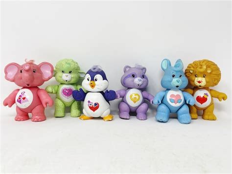 Care Bear Cousins PVC Animals Lotsa Heart Elephant Gentle | Etsy